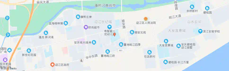 安庆第十中学_公交站地图_安庆公交_妙搜公交查询2025