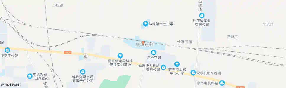 蚌埠庙东_公交站地图_蚌埠公交_妙搜公交查询2025
