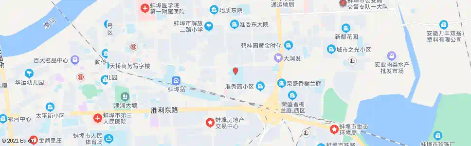 蚌埠三十三中_公交站地图_蚌埠公交_妙搜公交查询2025