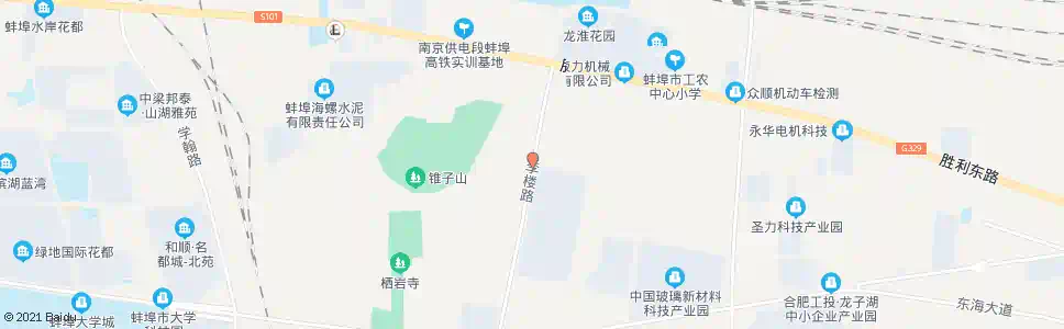 蚌埠李楼_公交站地图_蚌埠公交_妙搜公交查询2025