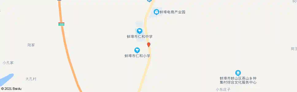 蚌埠仁和集_公交站地图_蚌埠公交_妙搜公交查询2025