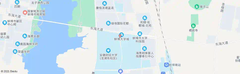 蚌埠财大东门_公交站地图_蚌埠公交_妙搜公交查询2025