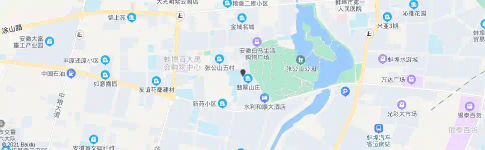 蚌埠张公山路_公交站地图_蚌埠公交_妙搜公交查询2025