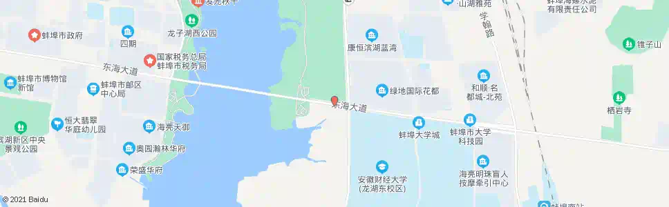 蚌埠曹山路东海大道_公交站地图_蚌埠公交_妙搜公交查询2025