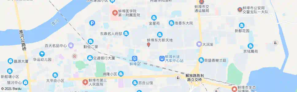蚌埠凤阳路解放路_公交站地图_蚌埠公交_妙搜公交查询2025