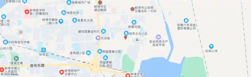 蚌埠凤阳路珠城路_公交站地图_蚌埠公交_妙搜公交查询2025