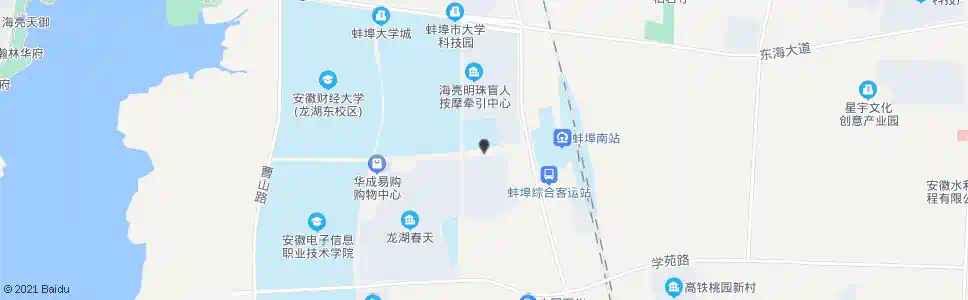 蚌埠龙湖体育馆_公交站地图_蚌埠公交_妙搜公交查询2025