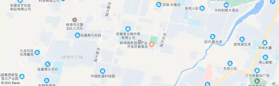 蚌埠省一轻校_公交站地图_蚌埠公交_妙搜公交查询2025