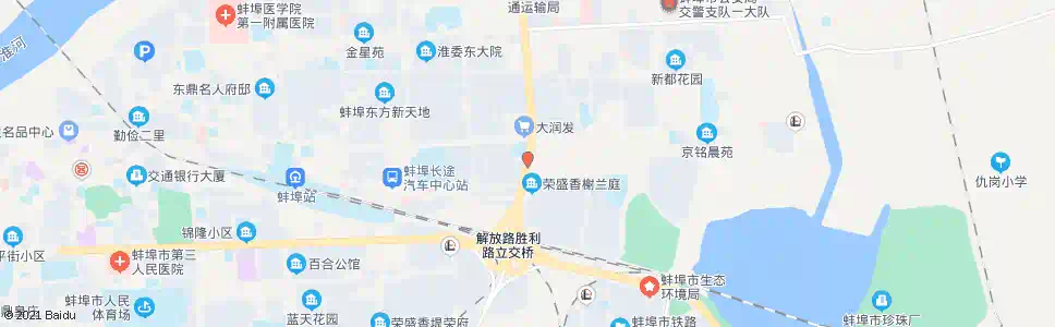 蚌埠解放路桥北_公交站地图_蚌埠公交_妙搜公交查询2025
