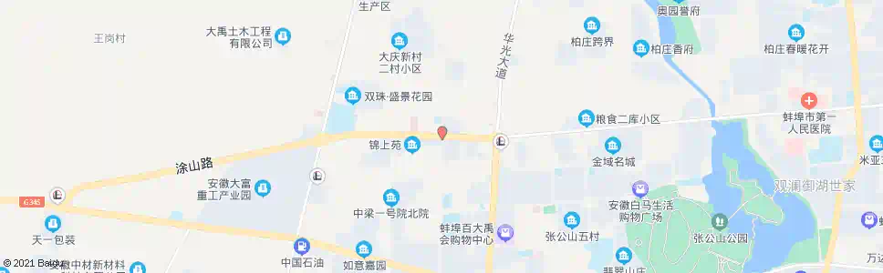 蚌埠涂山路_公交站地图_蚌埠公交_妙搜公交查询2025