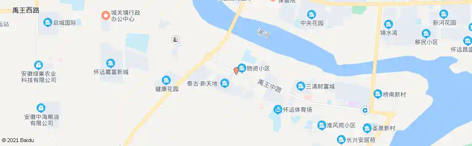 蚌埠物资小区_公交站地图_蚌埠公交_妙搜公交查询2025
