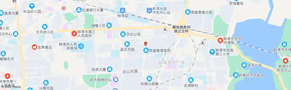 蚌埠蓝天花园_公交站地图_蚌埠公交_妙搜公交查询2025