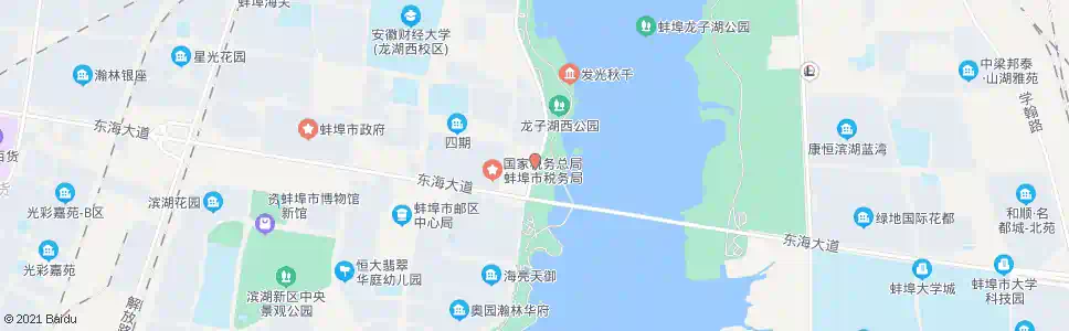 蚌埠环湖西路东海大道_公交站地图_蚌埠公交_妙搜公交查询2025