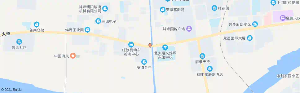 蚌埠红旗桥_公交站地图_蚌埠公交_妙搜公交查询2025
