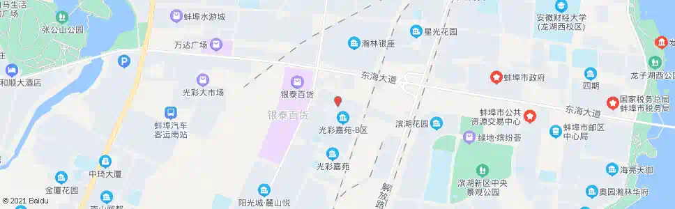 蚌埠光彩小区_公交站地图_蚌埠公交_妙搜公交查询2025