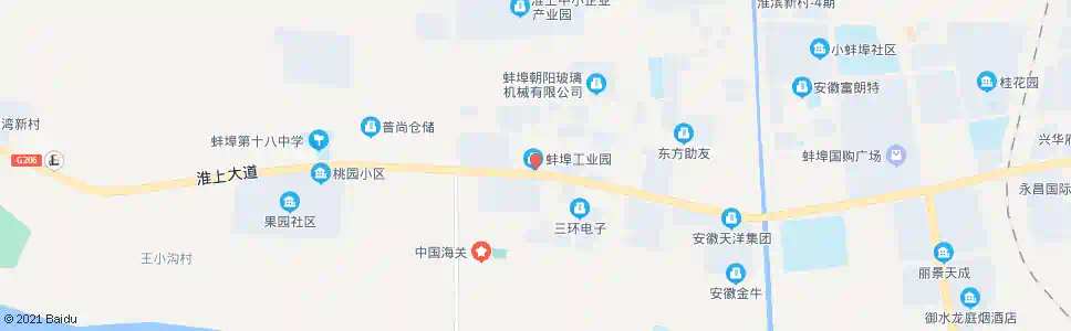 蚌埠工业园区管委会_公交站地图_蚌埠公交_妙搜公交查询2025