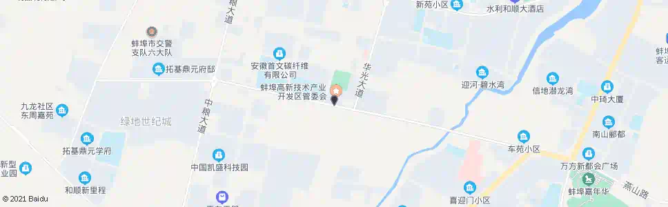 蚌埠高新区管委会_公交站地图_蚌埠公交_妙搜公交查询2025