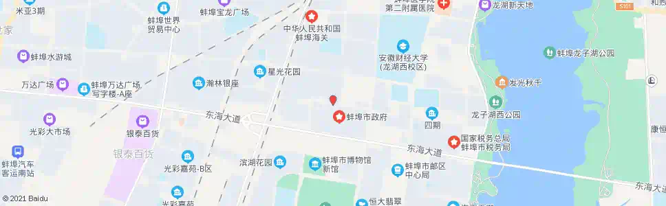 蚌埠市政府(北)_公交站地图_蚌埠公交_妙搜公交查询2025