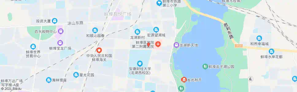 蚌埠蚌医二附院门诊部_公交站地图_蚌埠公交_妙搜公交查询2025
