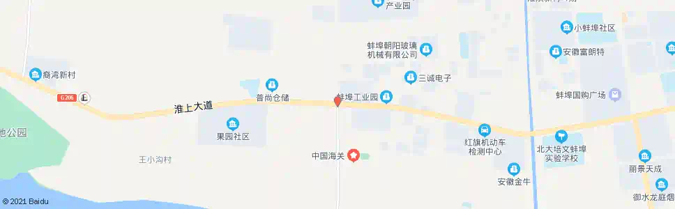 蚌埠大庆路桥北_公交站地图_蚌埠公交_妙搜公交查询2025