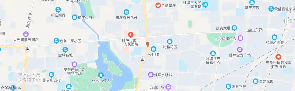 蚌埠朝阳路南岗四路(南)_公交站地图_蚌埠公交_妙搜公交查询2025