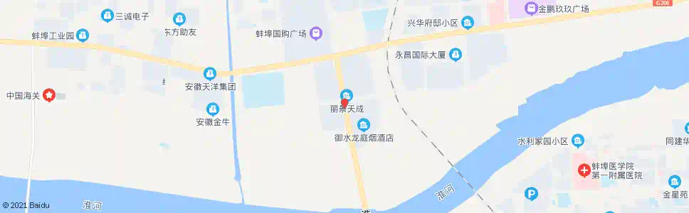蚌埠朝阳路桥北_公交站地图_蚌埠公交_妙搜公交查询2025