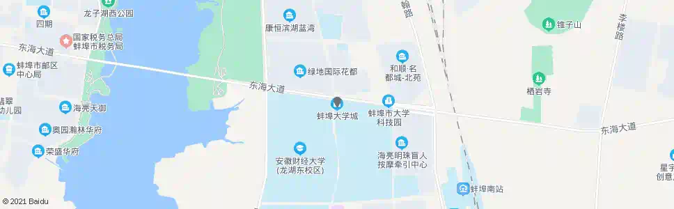蚌埠大学城_公交站地图_蚌埠公交_妙搜公交查询2025