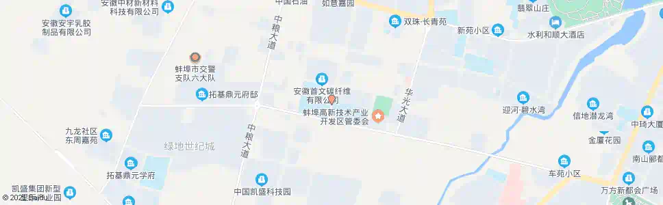 蚌埠长青南路_公交站地图_蚌埠公交_妙搜公交查询2025