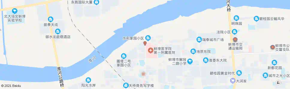 蚌埠延安北路_公交站地图_蚌埠公交_妙搜公交查询2025