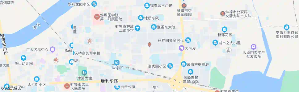 蚌埠大明沟_公交站地图_蚌埠公交_妙搜公交查询2025