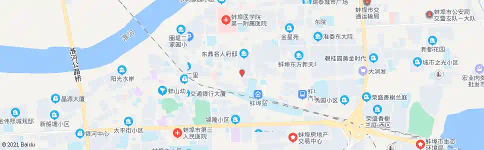 蚌埠火车站(凤阳路)_公交站地图_蚌埠公交_妙搜公交查询2025
