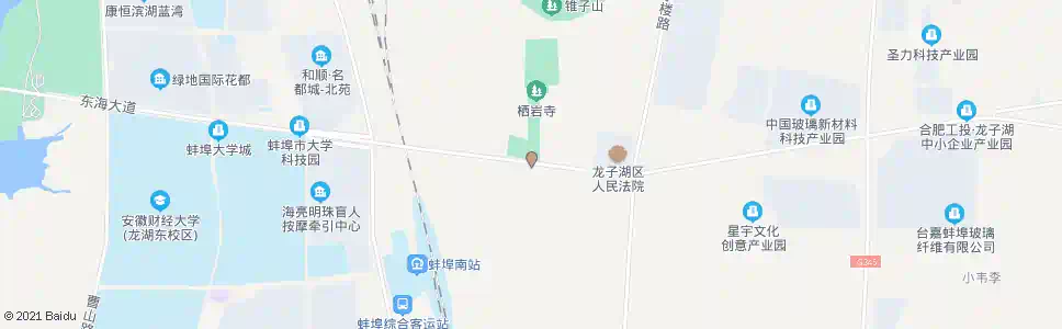 蚌埠栖岩寺_公交站地图_蚌埠公交_妙搜公交查询2025