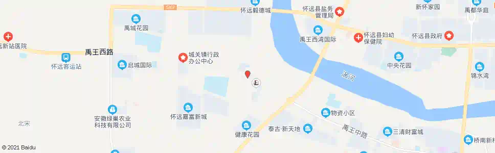 蚌埠怀远汽修厂_公交站地图_蚌埠公交_妙搜公交查询2025