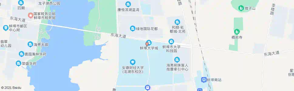蚌埠安徽财大东门_公交站地图_蚌埠公交_妙搜公交查询2025
