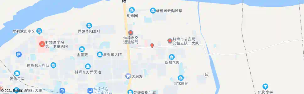 蚌埠治淮路珠城路_公交站地图_蚌埠公交_妙搜公交查询2025