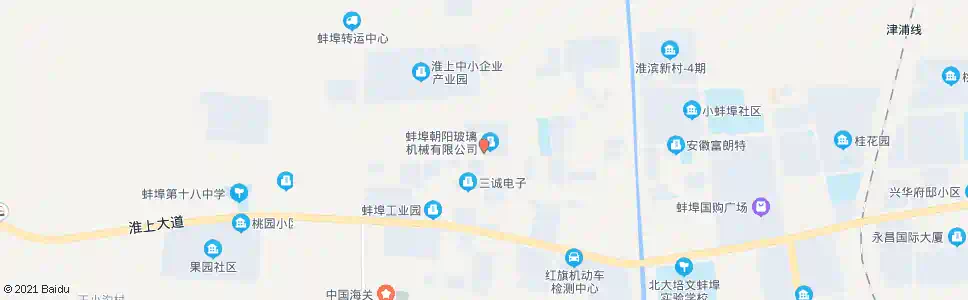 蚌埠果园路_公交站地图_蚌埠公交_妙搜公交查询2025