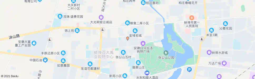 蚌埠张公山二村_公交站地图_蚌埠公交_妙搜公交查询2025