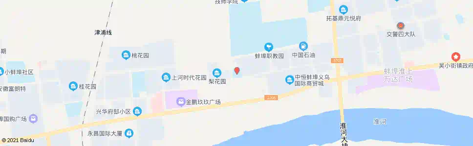 蚌埠吴安路口_公交站地图_蚌埠公交_妙搜公交查询2025