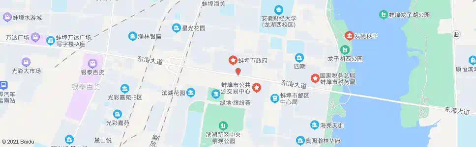 蚌埠第二人民医院(国治街南)_公交站地图_蚌埠公交_妙搜公交查询2025