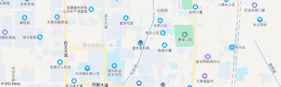 亳州盛世和家园_公交站地图_亳州公交_妙搜公交查询2025