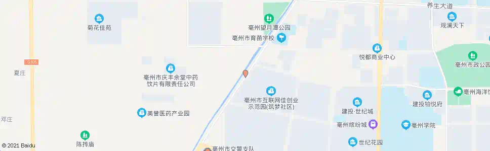 亳州汤芍路口_公交站地图_亳州公交_妙搜公交查询2025