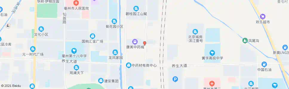 亳州康美中药城东门_公交站地图_亳州公交_妙搜公交查询2025