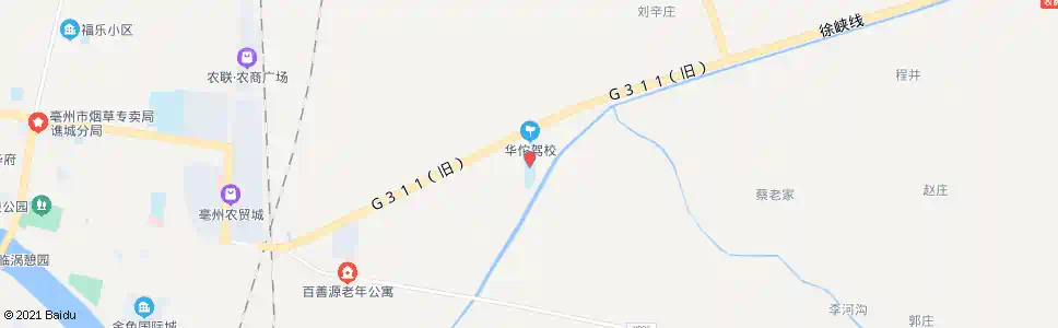 亳州华佗驾校_公交站地图_亳州公交_妙搜公交查询2025
