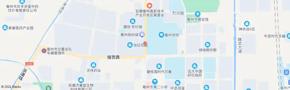 亳州亳州体育场_公交站地图_亳州公交_妙搜公交查询2025