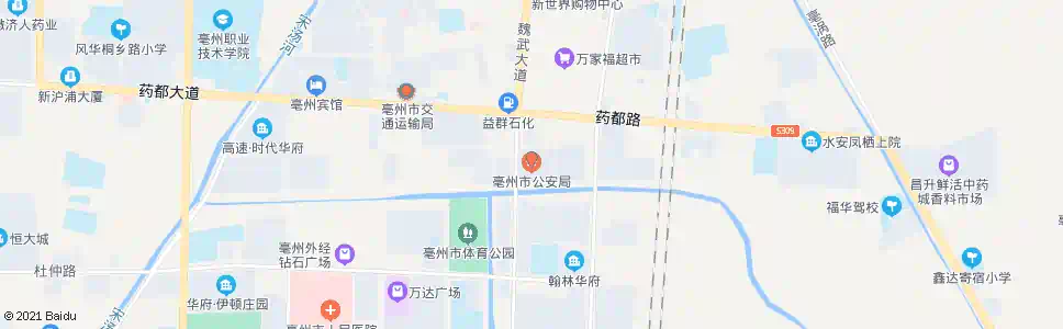 亳州市公安局_公交站地图_亳州公交_妙搜公交查询2025