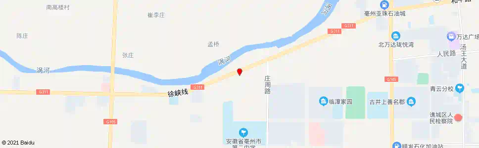 亳州砂礓溜_公交站地图_亳州公交_妙搜公交查询2025