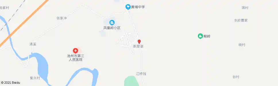 池州谢村_公交站地图_池州公交_妙搜公交查询2025