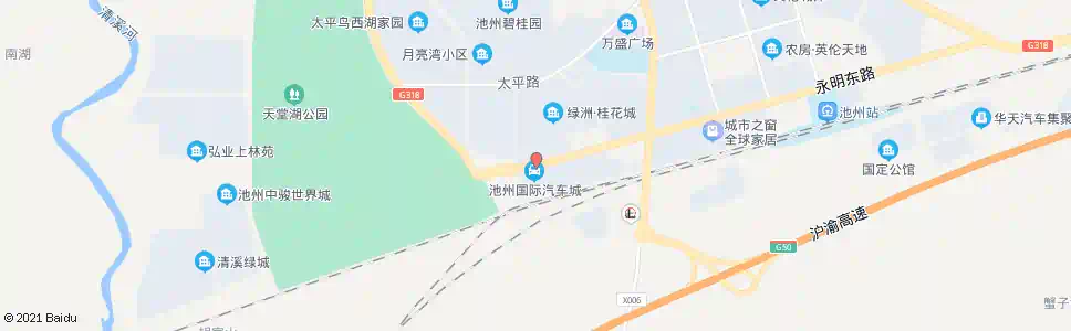 池州百汇广场_公交站地图_池州公交_妙搜公交查询2025