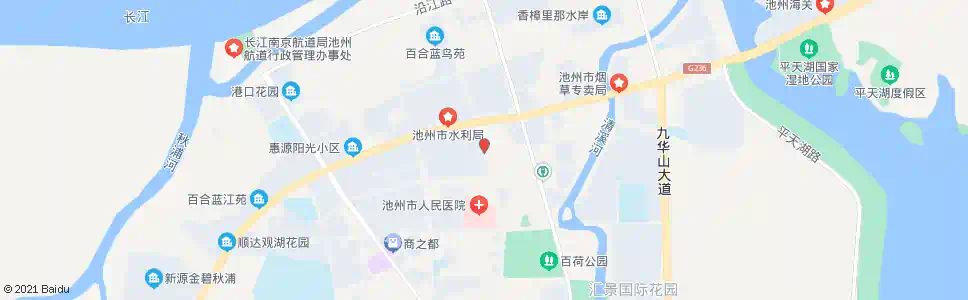 池州百荷北苑_公交站地图_池州公交_妙搜公交查询2025