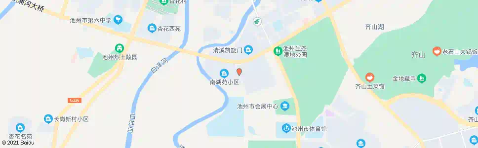 池州南湖新村_公交站地图_池州公交_妙搜公交查询2025